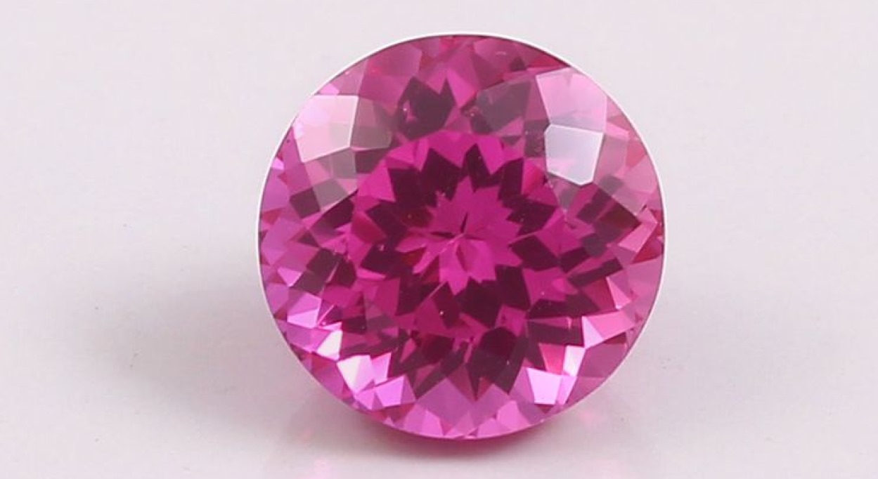 Natural Deep Pinkish Sapphire